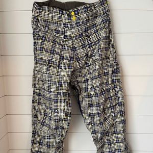 Burton Ronin Men’s Snowboarding Pants - Plaid - Medium